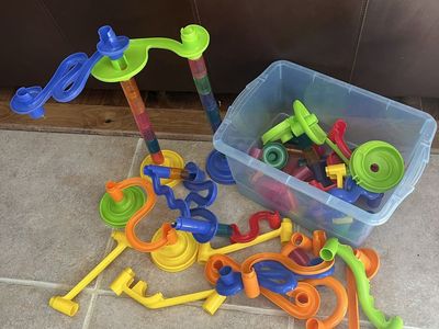 Marble building tower pieces to make your own creations