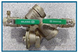 Zurn Wilkins 1-1/2" 975XL2  Reduced Pressure Principle Backflow Preventer