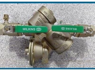 Zurn Wilkins 1-1/2" 975XL2 Reduced Pressure Principle Backflow Preventer
