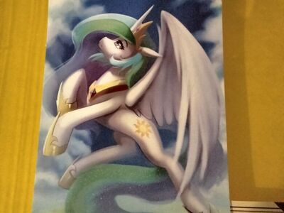 mlp princess celestia card