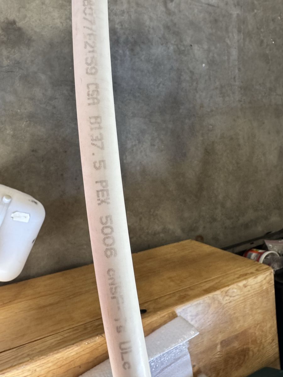 Pex tubing