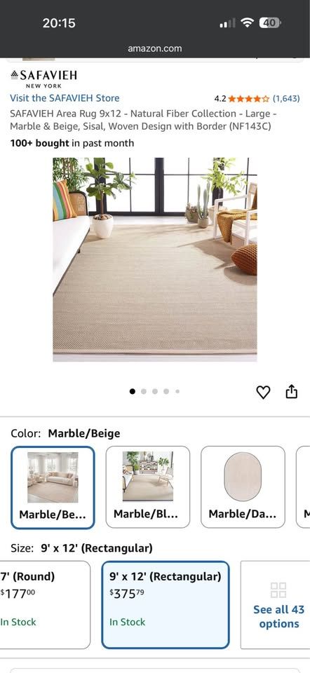 SAFAVIEH Area Rug 9x12