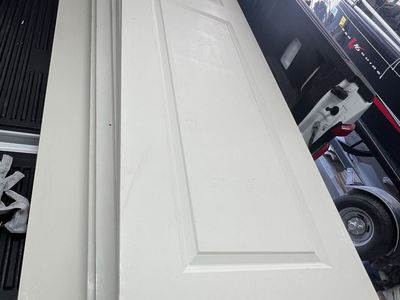 New Masonite 2 Panel Smooth Solid Core Primed Composite Interior Door