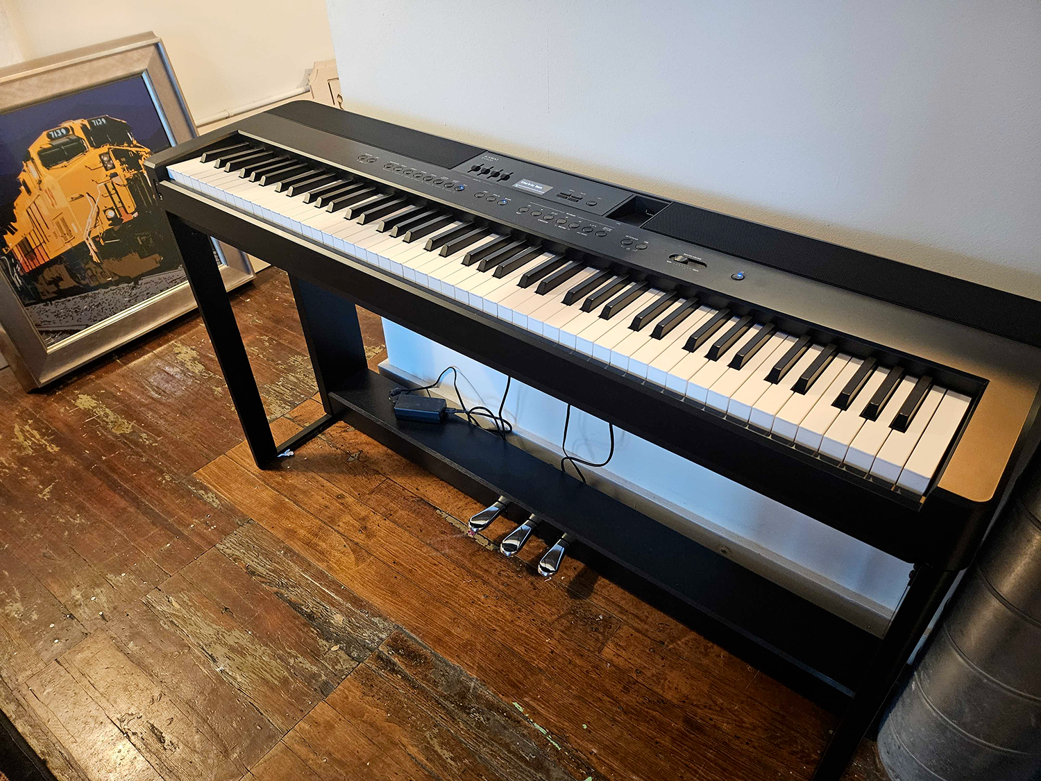 Kawai ES920 88-Key Digital Piano with Stand and 3-Pedal Unit - Black