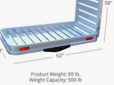 hitch carrier aluminum with ramp