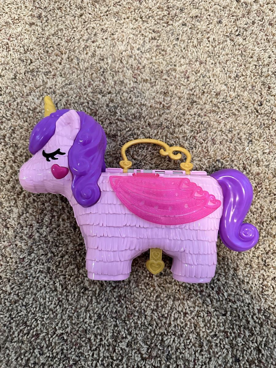 Pink & Purple Unicorn Piñata Portable Playset Toy