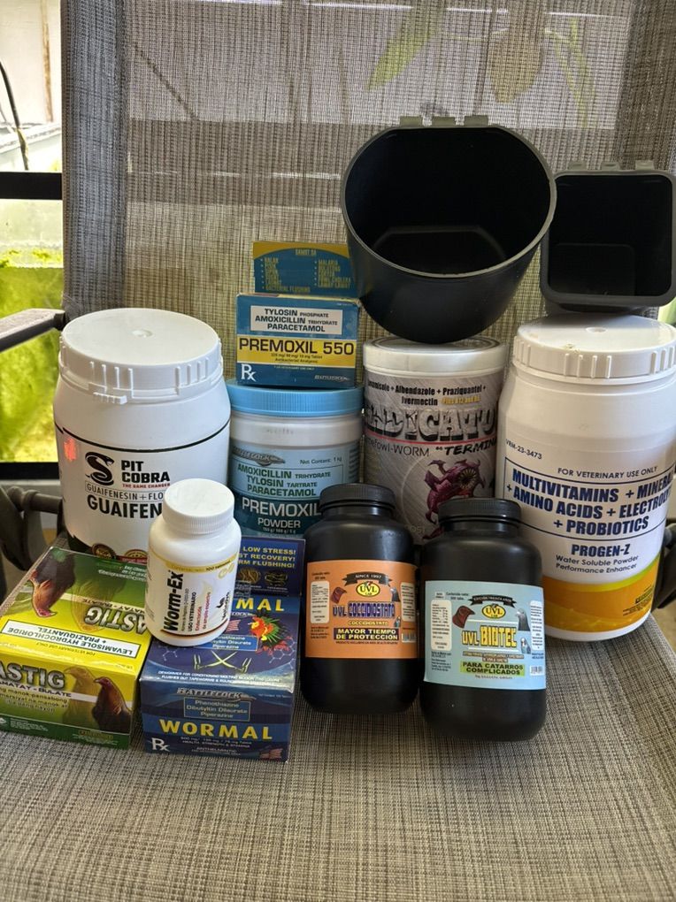 Gamefowl supplies And Medication