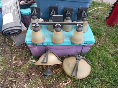 set of matching lights