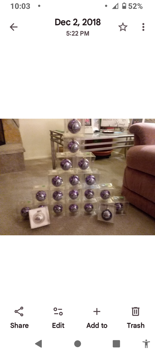 Utah jazz vintage ornaments