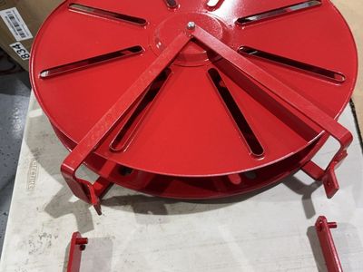 Red heavy steel Hose Reel Mount Wall Bracket Industrial Heavy Duty