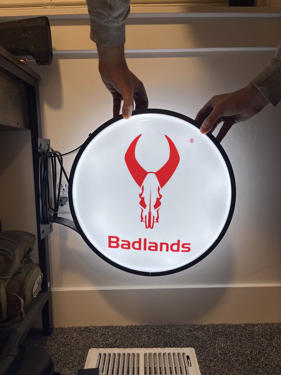 Neon Sign Badlands Camo