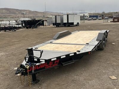 8.5x20 Double A Pro Series CT Tilt Trailer - 17.5K GVWR - Wide Body w/ Drive Over Fenders