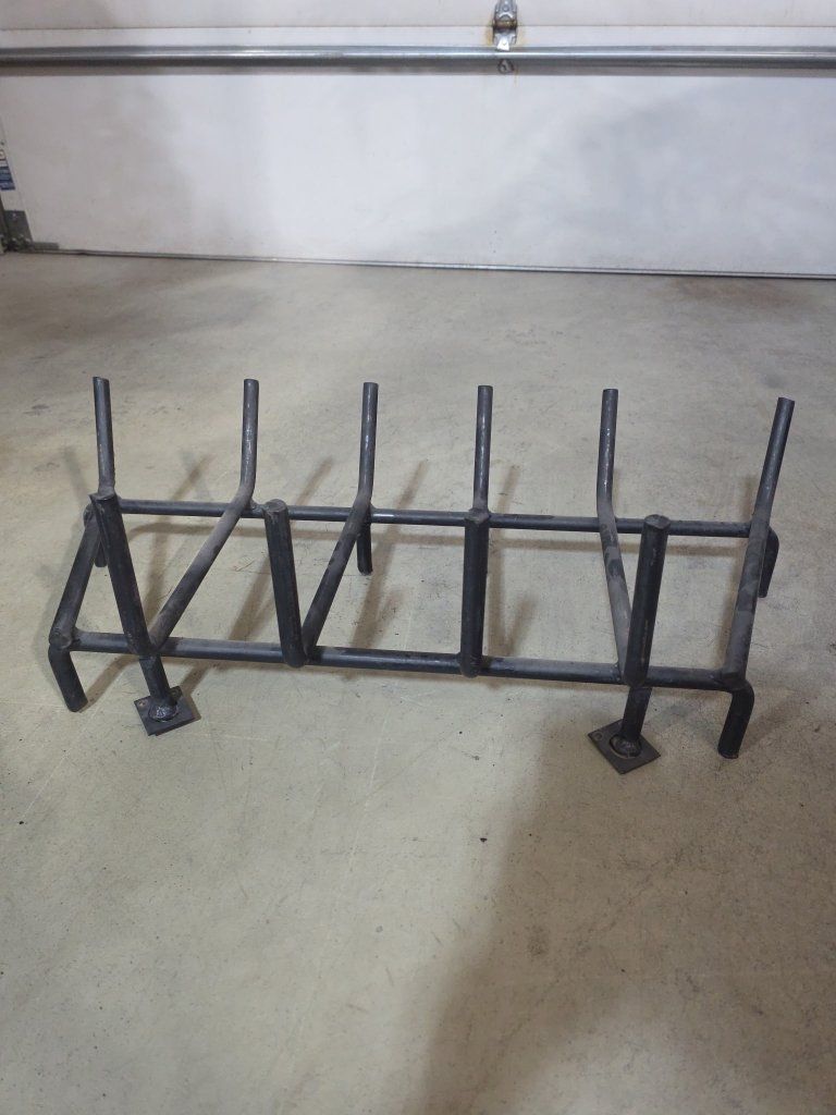 Heavy-Duty Wrought Iron Fireplace Log Grate