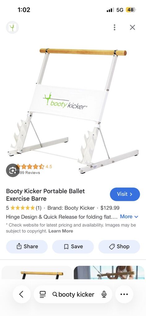 portable, Ballet Pole, And Stand