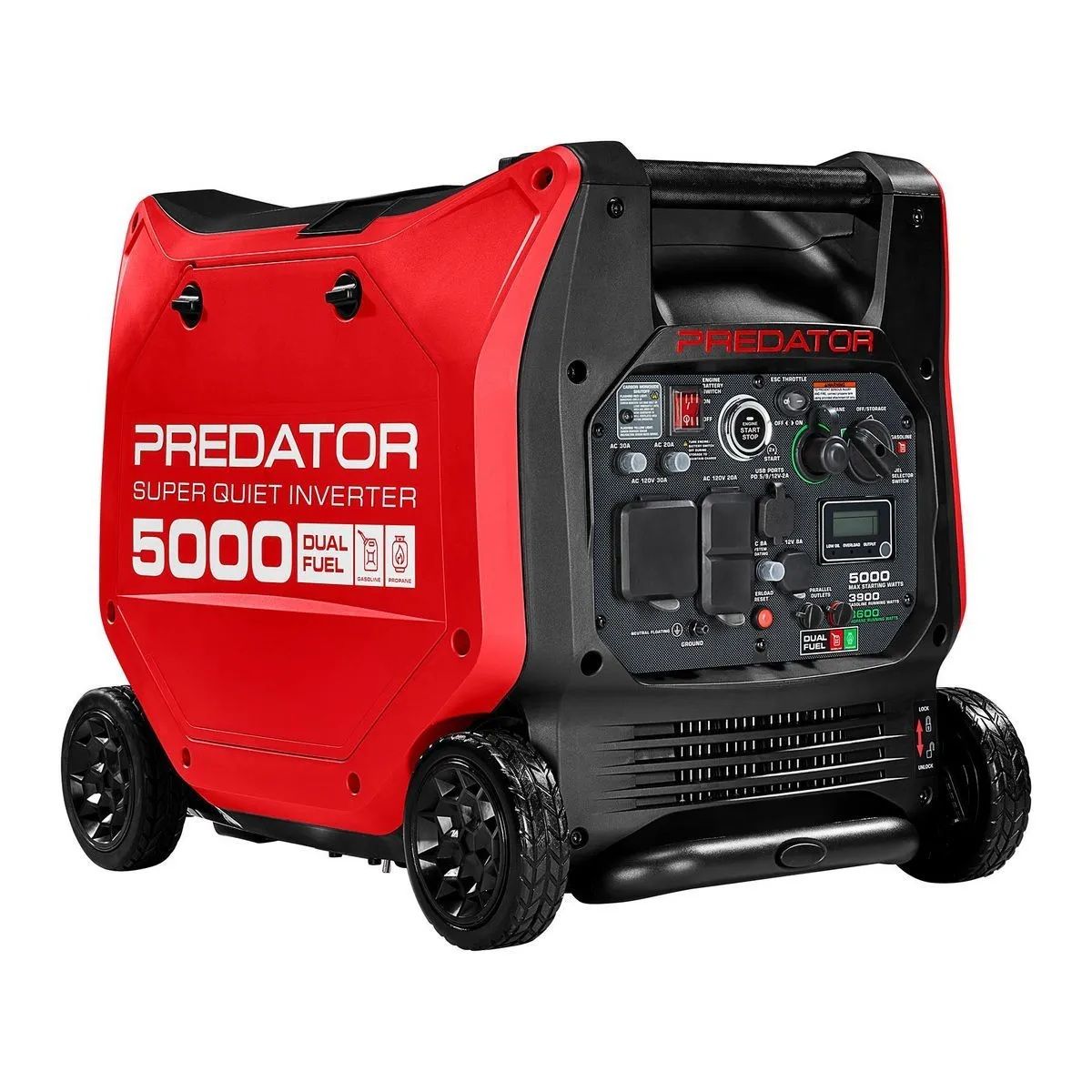 Predator 5000 Max Starting Watts Dual Fuel Super Quiet Inverter Generator for RENT