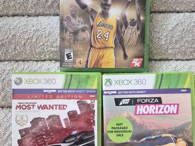 Xbox One & Xbox 360 Game Bundle: NBA 2K17 Legend Gold, NBA Most Wanted, Forza Horizon