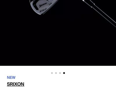 New Srixon ZXi7 Black Chrome Limited Edition Iron Set 4-PW