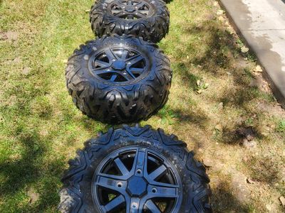 Used Maxxis Bighorn 2.0 ATV/UTV Tires with Polaris Rims (Set of 4)