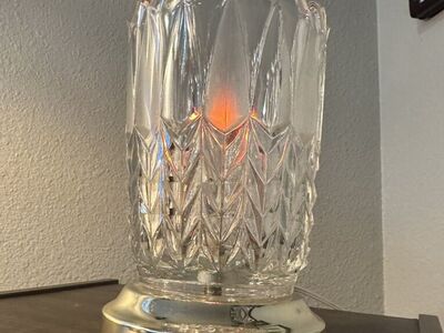 Vintage Glass Table Lamp