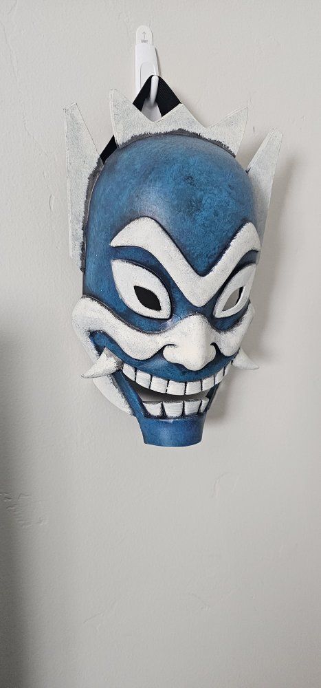 Blue Spirit Mask - hand made (Avatar The Last Airbender)