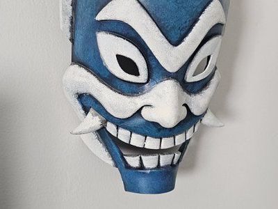 Blue Spirit Mask - hand made (Avatar The Last Airbender)
