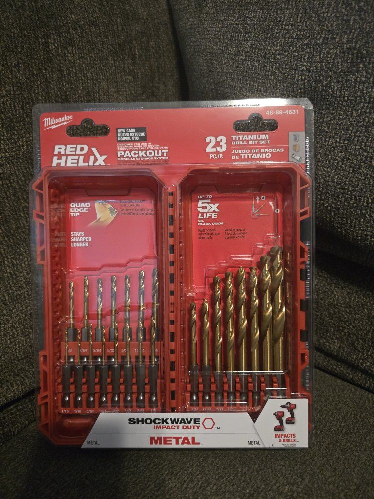 New 23 pce Drill Bit Set
