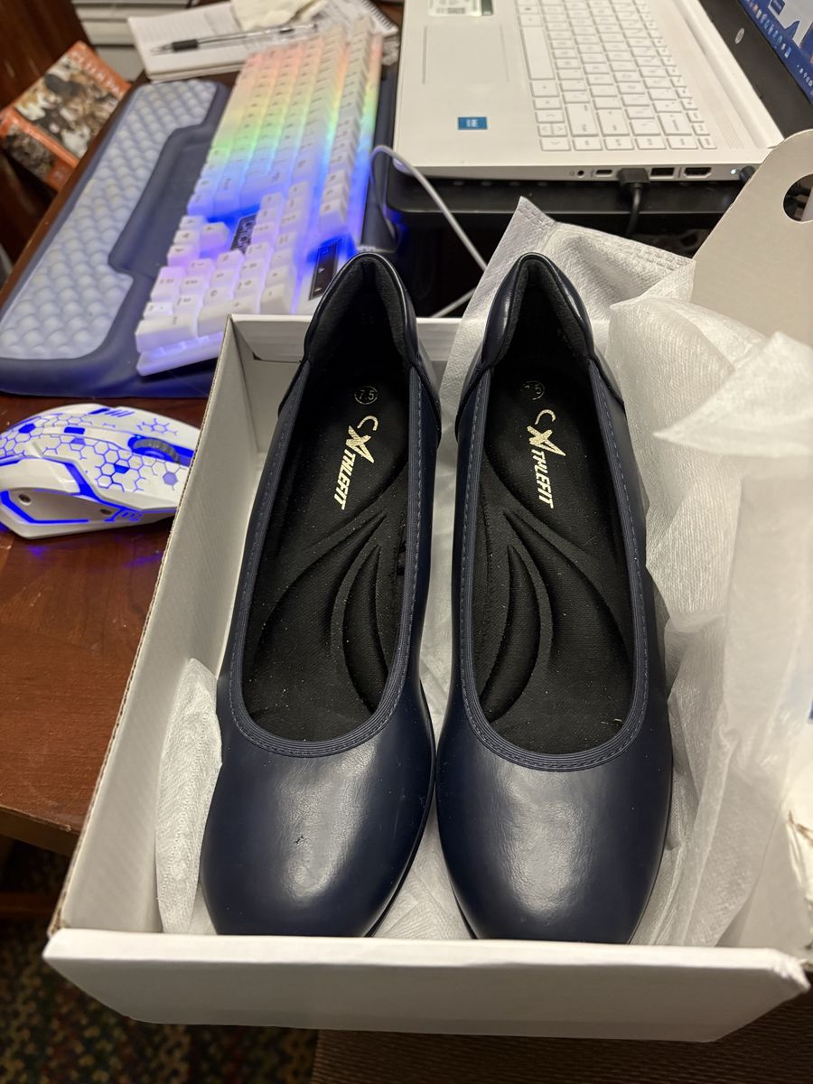 Dark blue women’s shoes