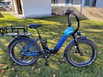 E-bike 24" Heybike Horizon full suspension.