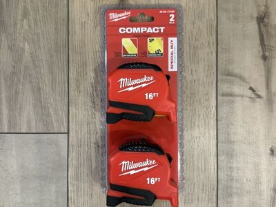 Milwaukee 16 ft Measuring Tape 2 Pack