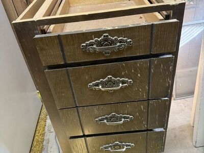 Wood Dresser Cabinet Drawer Project Piece