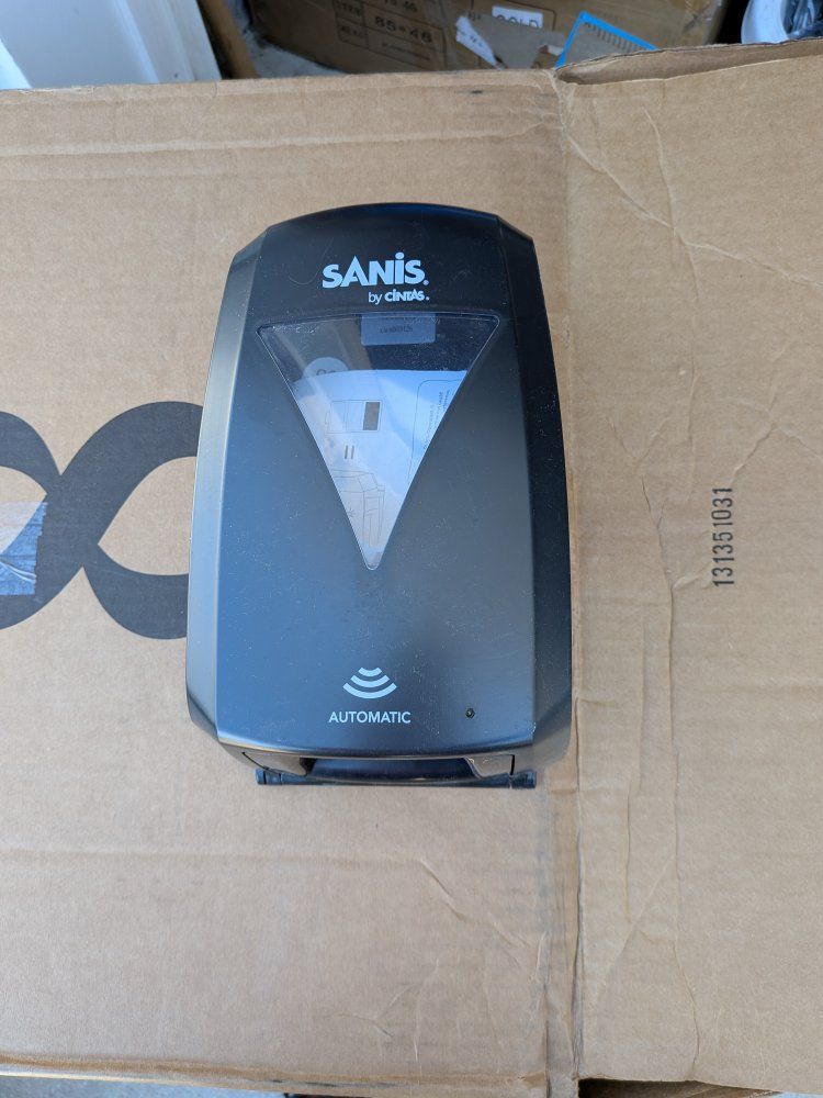 SaniS by Cintas Automatic Hand Sanitizer Dispenser - Black, Touchless