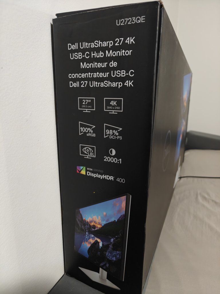 Dell UltraSharp U2723QE 27" 4K USB‑C Monitor – NEW