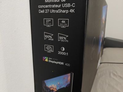 Dell UltraSharp U2723QE 27" 4K USB‑C Monitor – NEW