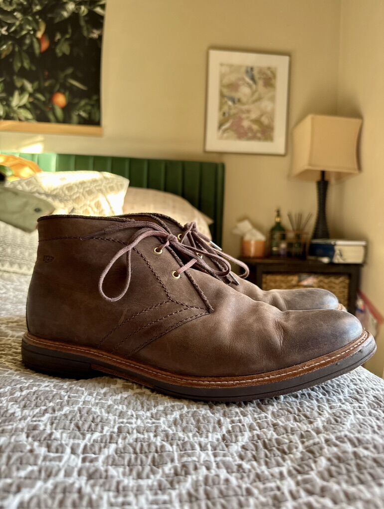 UGG Full Grain Leather Chukkas