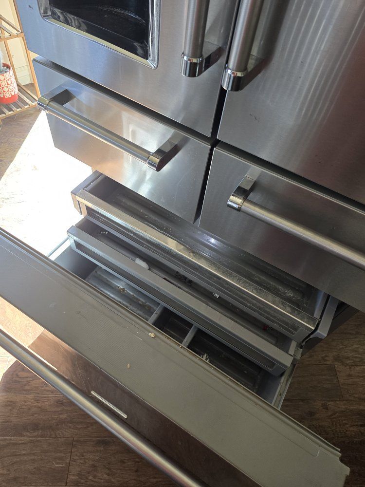Kitchenaid refrigerator.  Plugged in and working