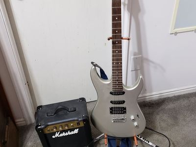 Fullerton electric guitar and amp