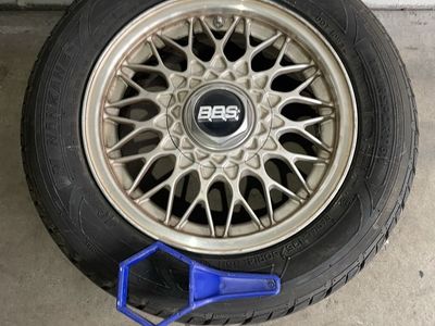 Mazda Miata LE OEM 14x6 BBS Wheels With caps 4x100 wheel With Tires