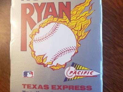 Nolan Ryan Texas Express Pacific Trading Card Series 110 Full Color Card Collector Set - Factory Sealed
