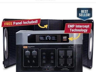 Solar Generator Grid Doctor 3300 with EMP Technology - MyPatriotSupply.com