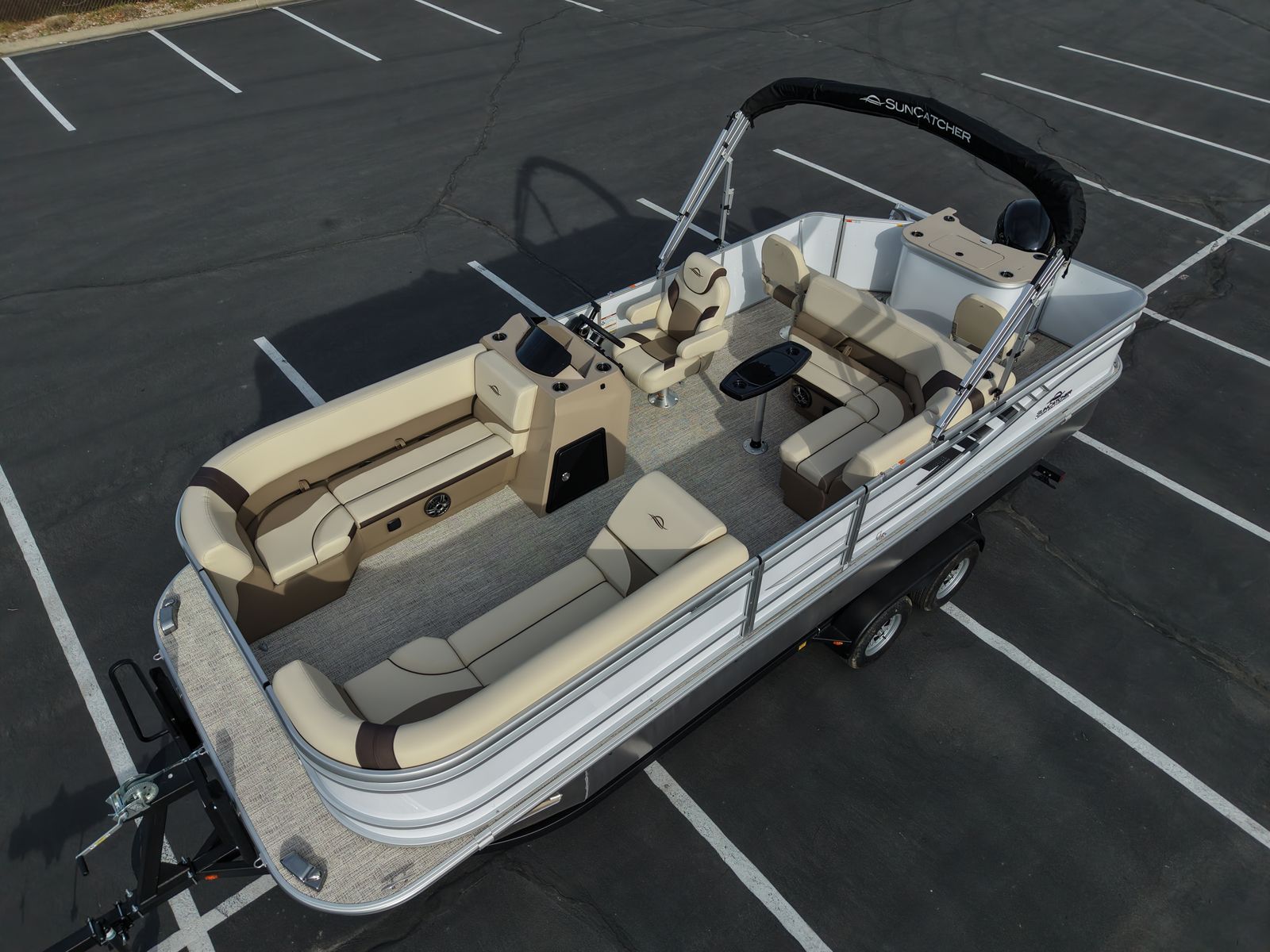2026 SunCatcher Select 22 Rear Fish Pontoon