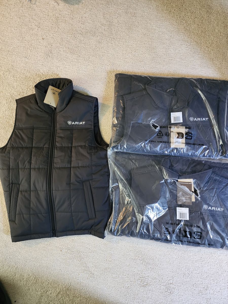 New ariat vests