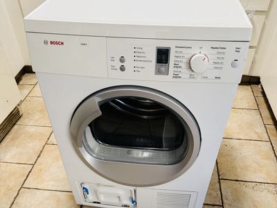 2 Bosch Axxis stackable 24 inch Ventless Electric Dryers