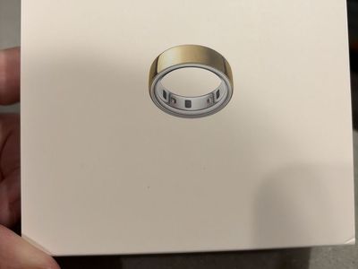 Brand new gold Oura 4 size 7