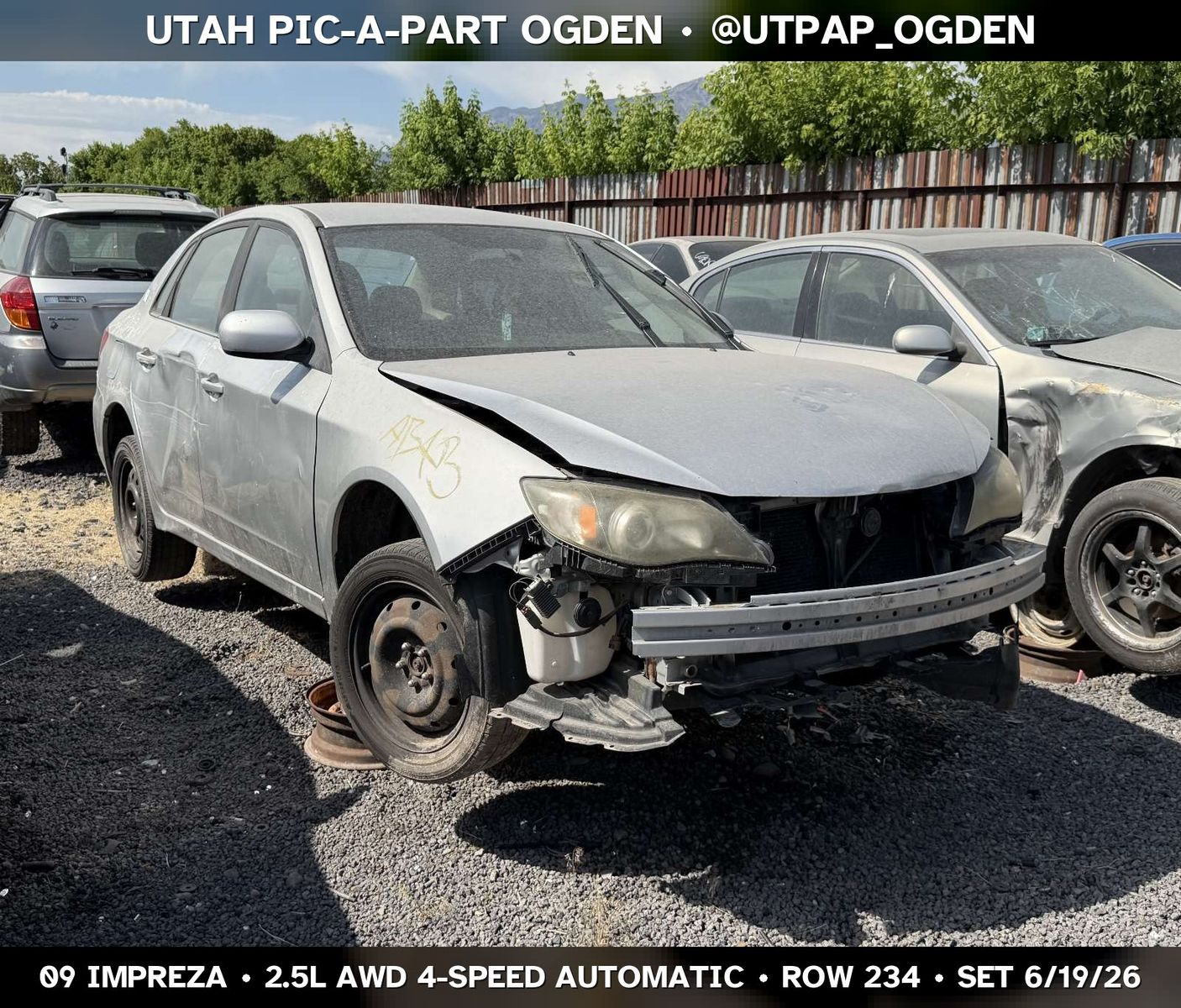 2009 Subaru Impreza Parts - UTPAP Ogden