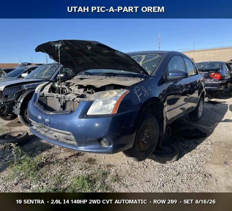 2010 Nissan Sentra Parts - UTPAP Orem