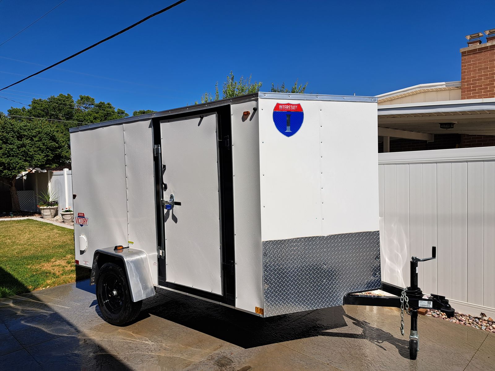 6X12 Interstate Enclosed Trailer