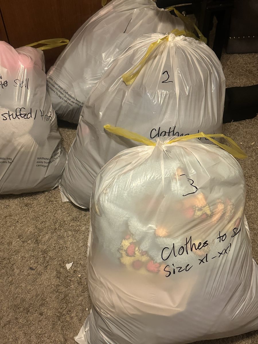 Plus Size Women's Clothing Lot - XL to XXL Mixed Wardrobe Bags