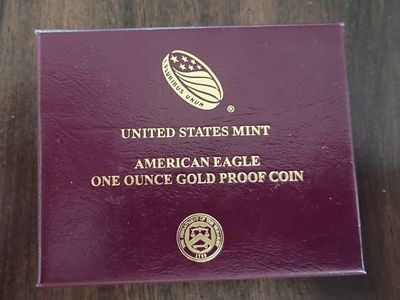 2018-W $50 American Eagle 1 oz Gold Proof Coin with Box & COA
