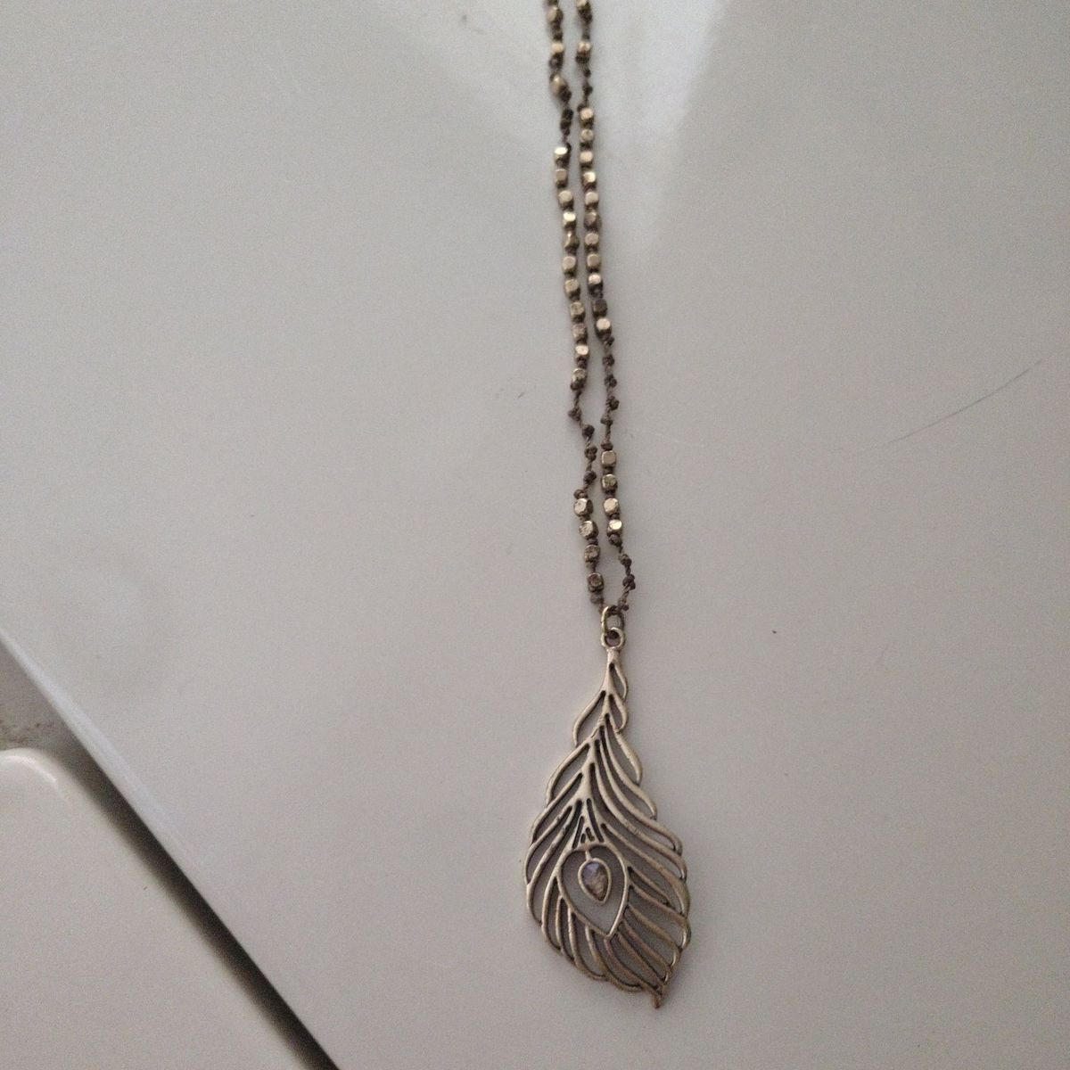 feather necklace