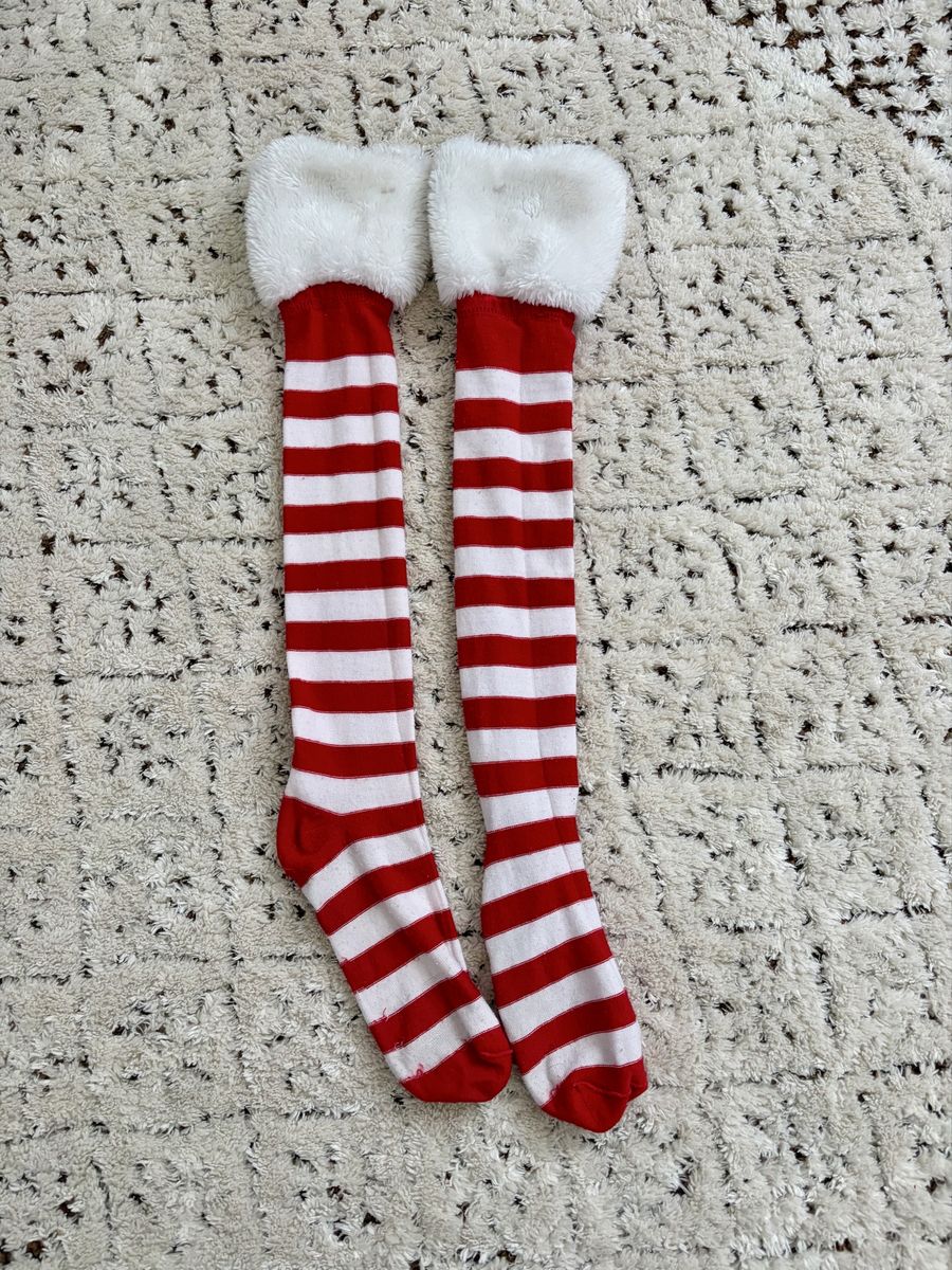 Candy Cane Knee-High Stockings